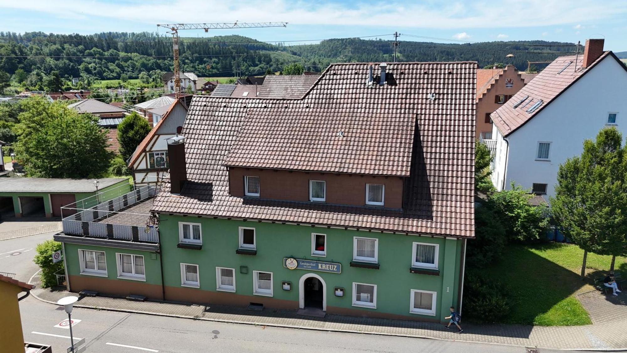 Landgasthof Kreuz Mit Gaestehaus Immendingen Exterior foto